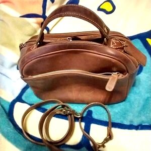 Brown lunchbox purse